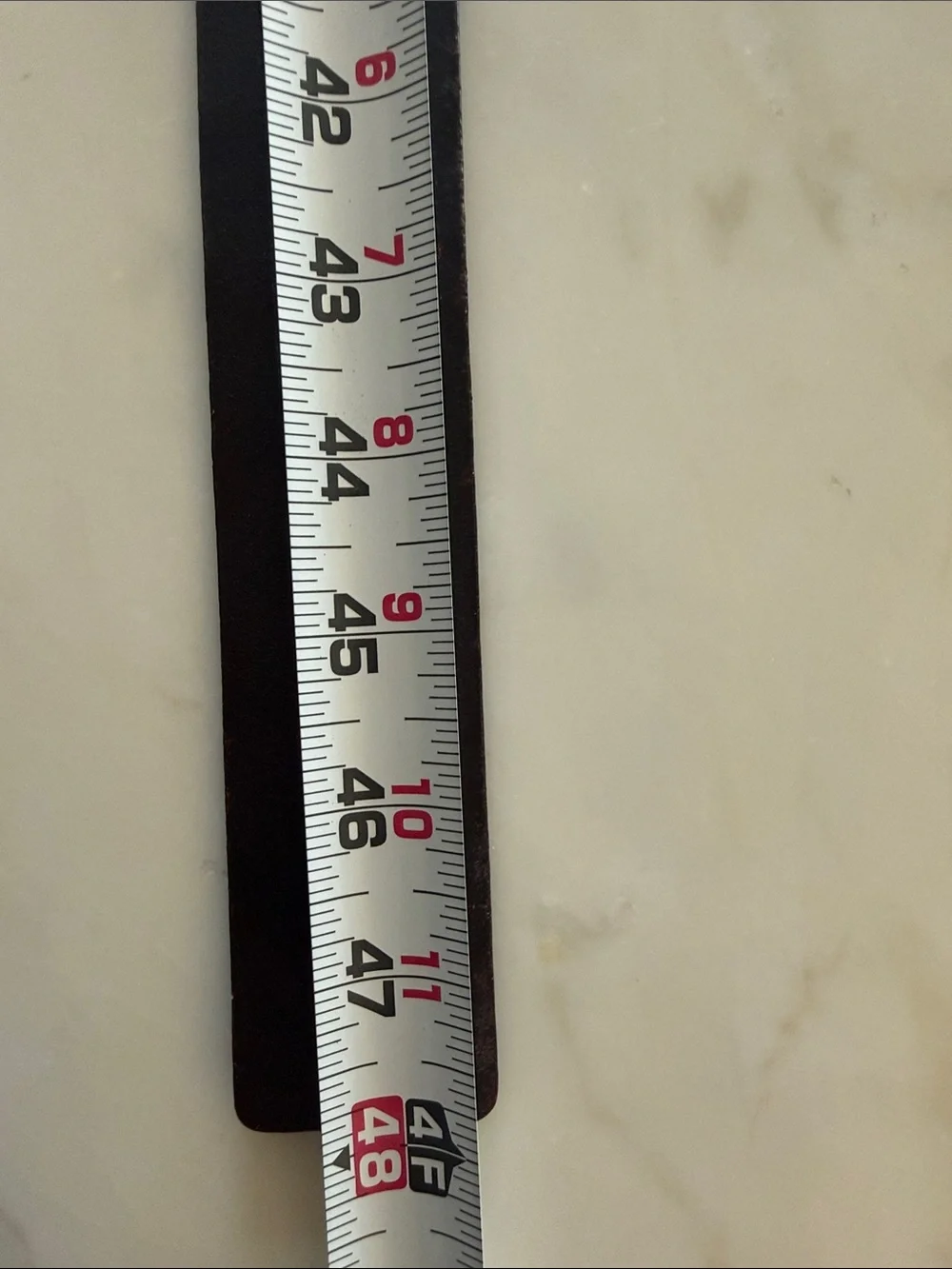 Authentic Gucci Dark Brown Logo Stamped Belt
